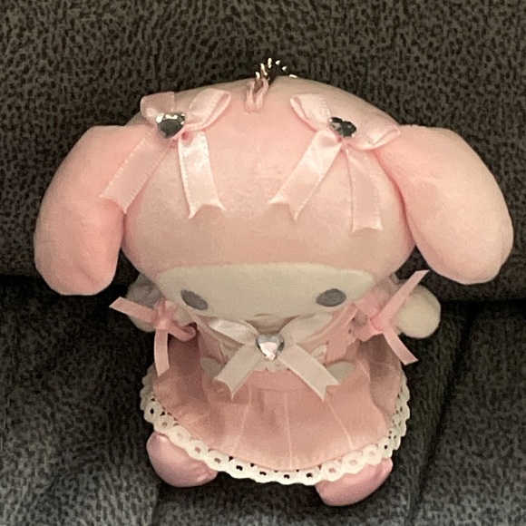 My Melody x Maid Cosplay Plush Keychain (5”) - Picture 8 of 10